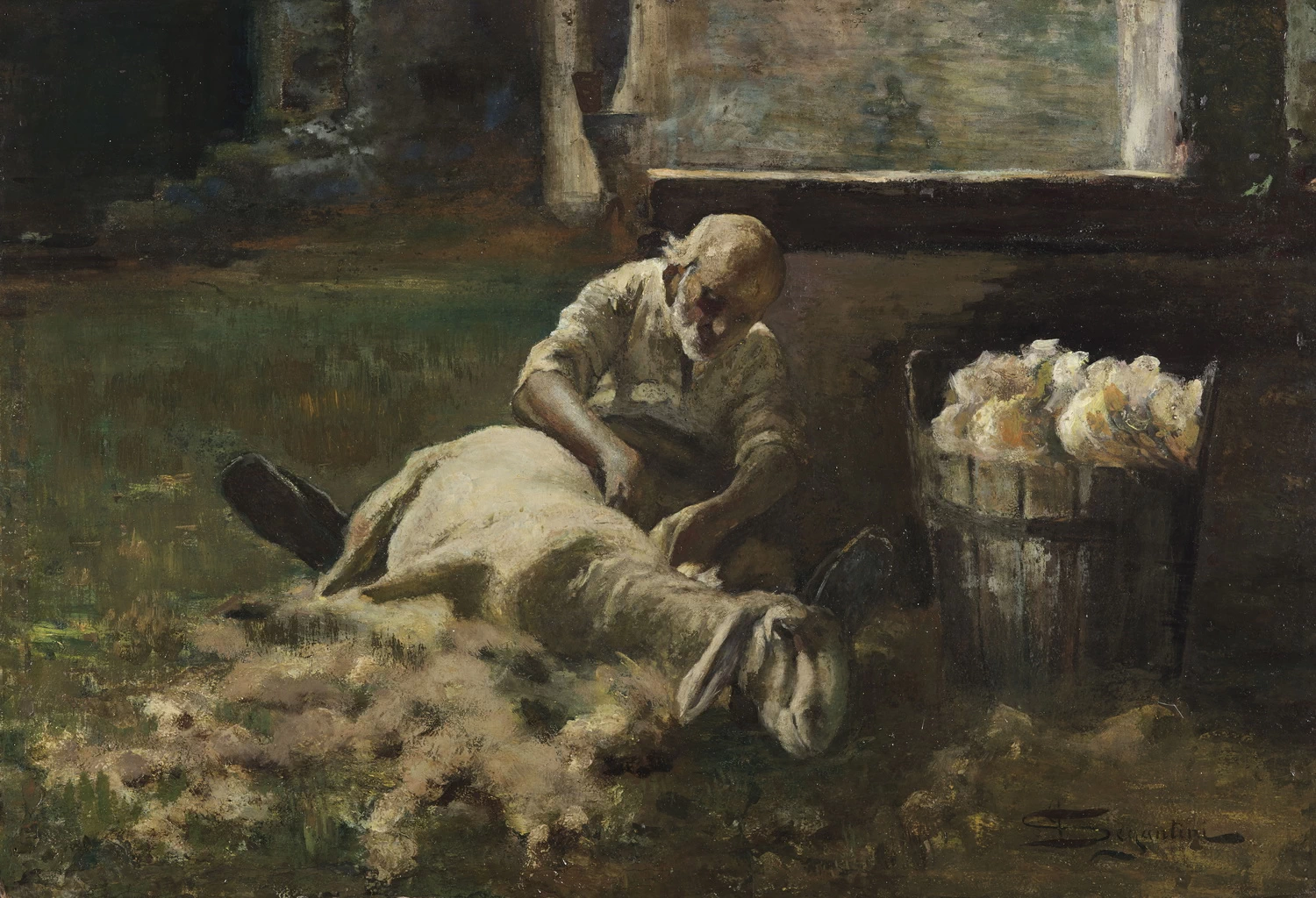 Il reddito del pastore [1883] - Gemeentemuseum, Den Haag, Nederland